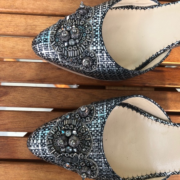 Oscar De La Renta Embellished Heels - Picture 6 of 6